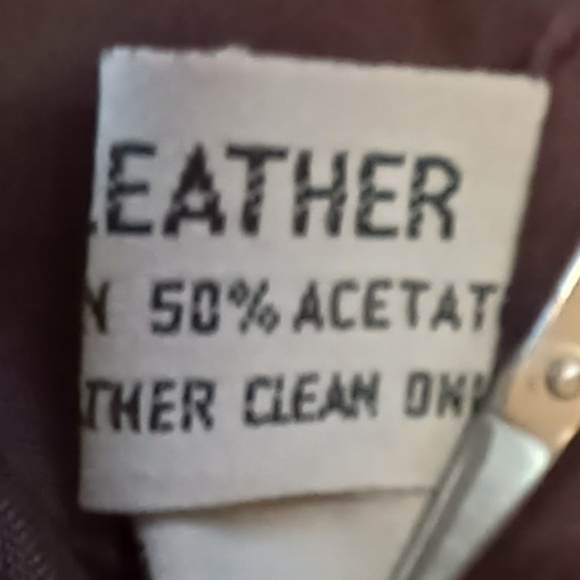 Vintage LNR Oversized Leather Blazer Trench Brown Size M - Picture 10 of 14